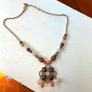 Adjustable 16” vintage style necklace.